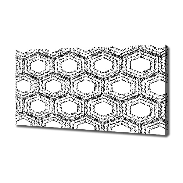 Canvas wall art Geometric background