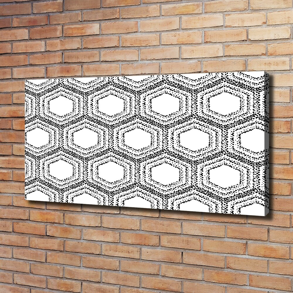 Canvas wall art Geometric background