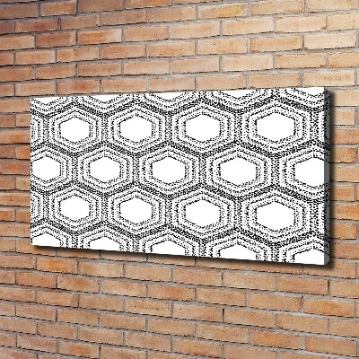 Canvas wall art Geometric background