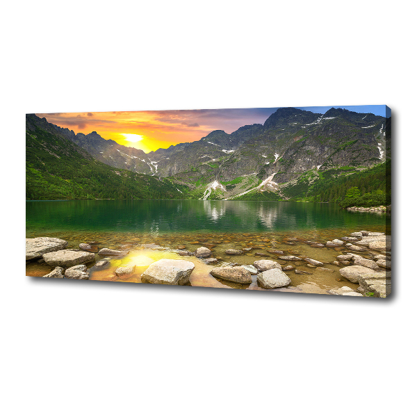 Canvas wall art Morskie Oko Tatry