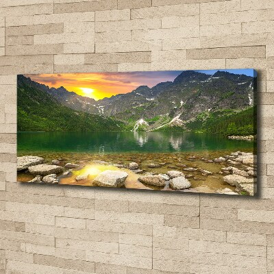 Canvas wall art Morskie Oko Tatry