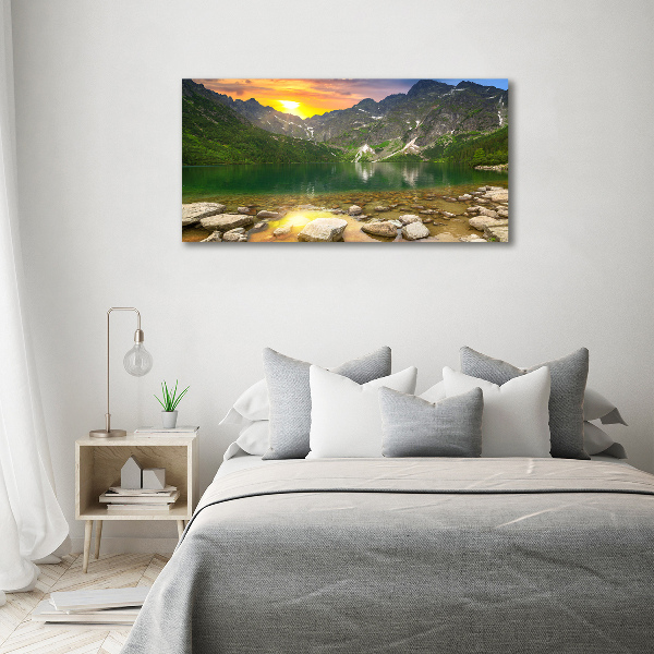 Canvas wall art Morskie Oko Tatry