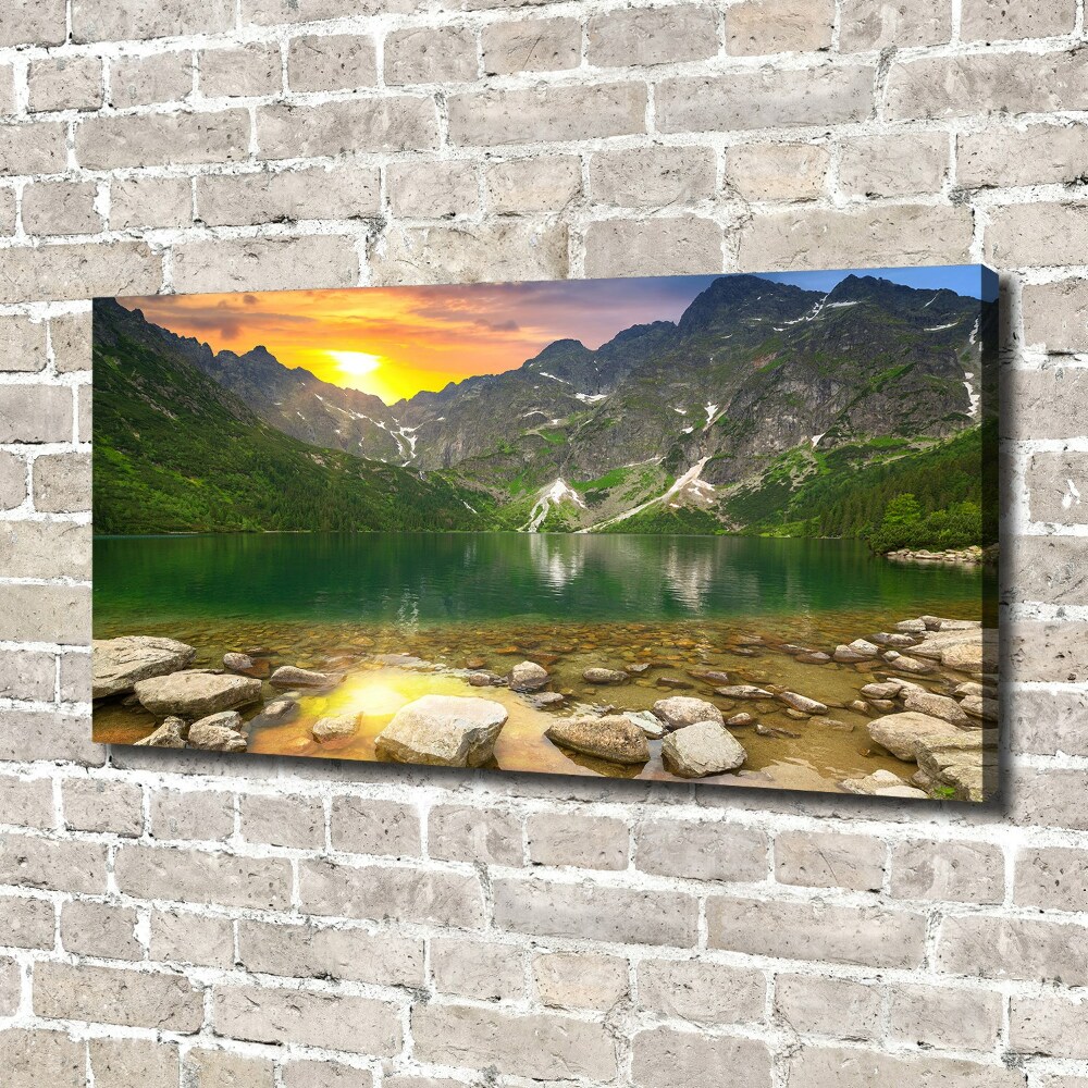 Canvas wall art Morskie Oko Tatry