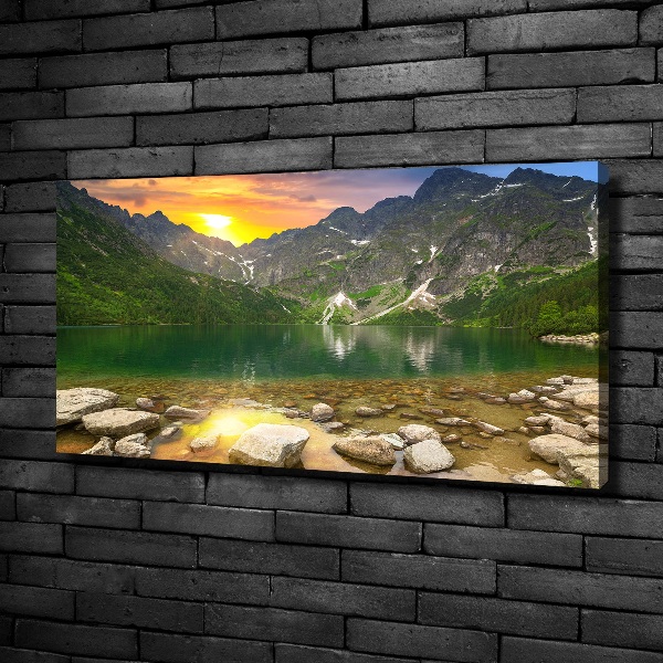 Canvas wall art Morskie Oko Tatry