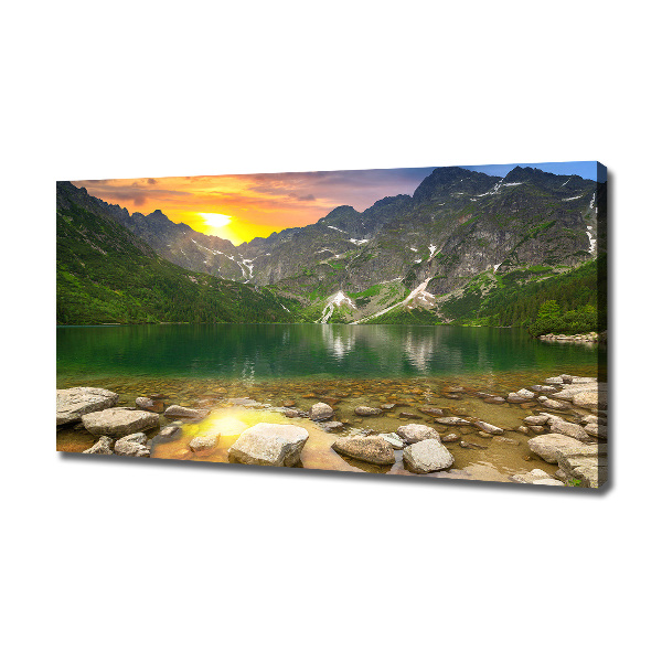 Canvas wall art Morskie Oko Tatry