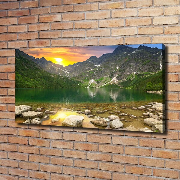 Canvas wall art Morskie Oko Tatry