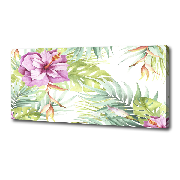 Canvas wall art Hawaiian flowers