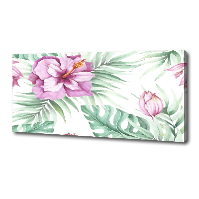 Canvas wall art Hawaiian flowers