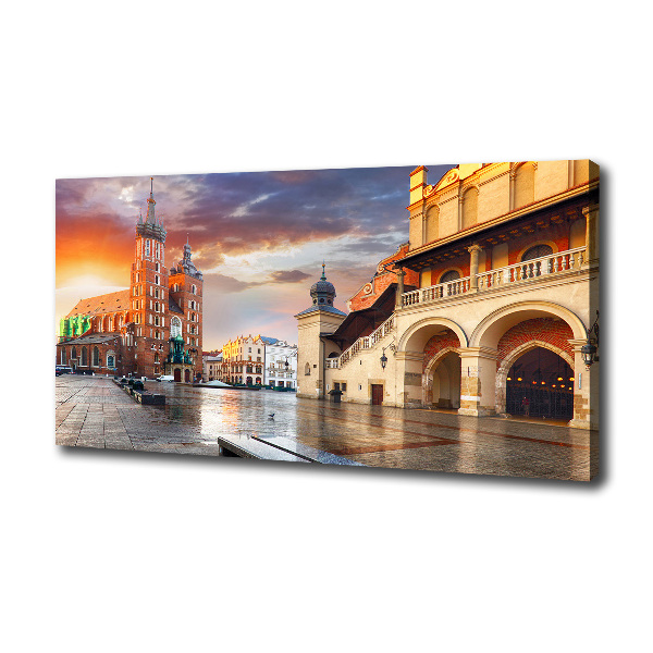 Canvas wall art Cracow Poland