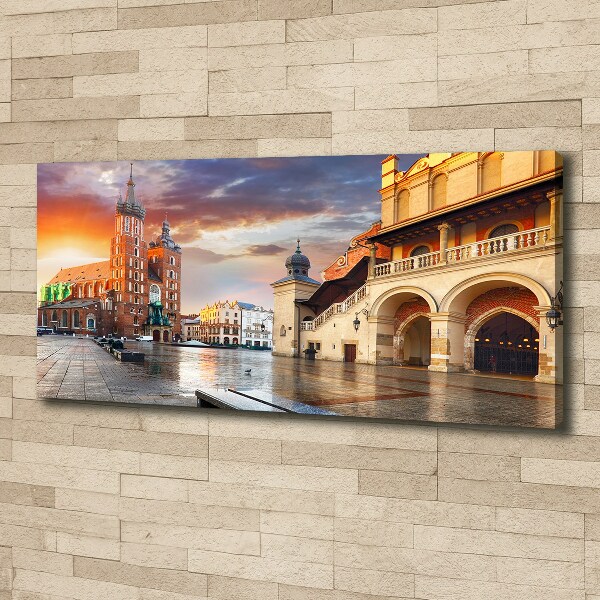 Canvas wall art Cracow Poland