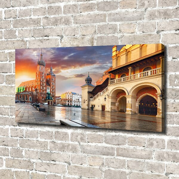 Canvas wall art Cracow Poland