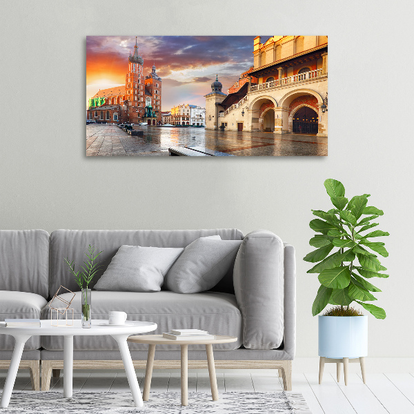 Canvas wall art Cracow Poland