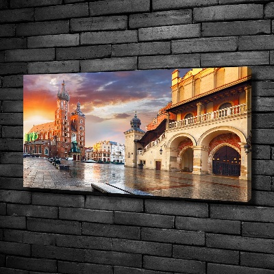 Canvas wall art Cracow Poland