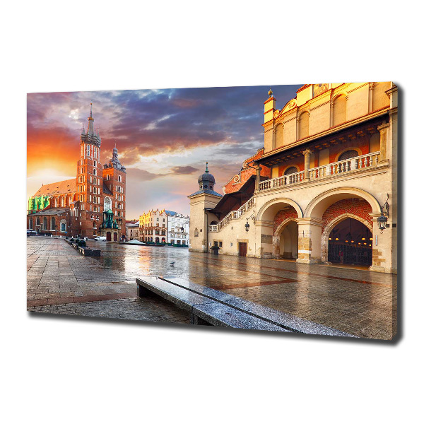 Canvas wall art Cracow Poland