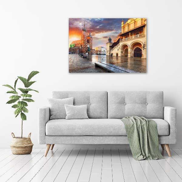 Canvas wall art Cracow Poland