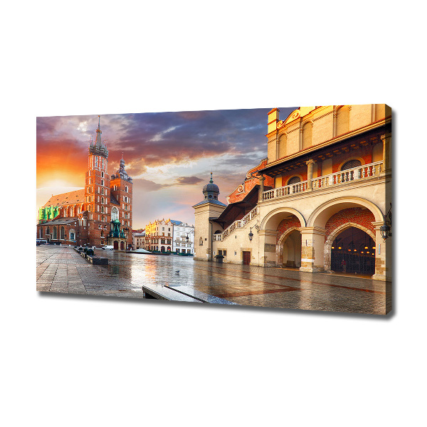 Canvas wall art Cracow Poland