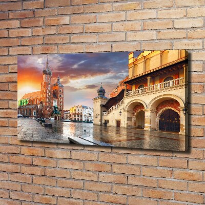 Canvas wall art Cracow Poland