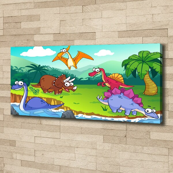 Canvas wall art Dinosaurs