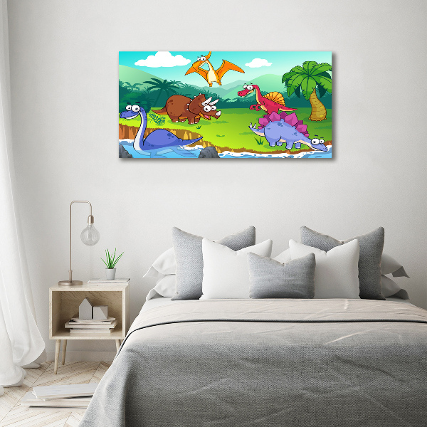 Canvas wall art Dinosaurs