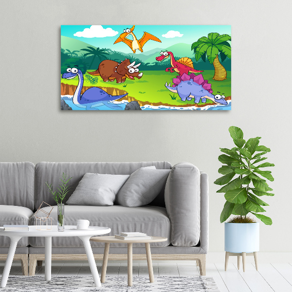 Canvas wall art Dinosaurs