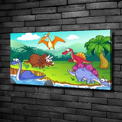 Canvas wall art Dinosaurs