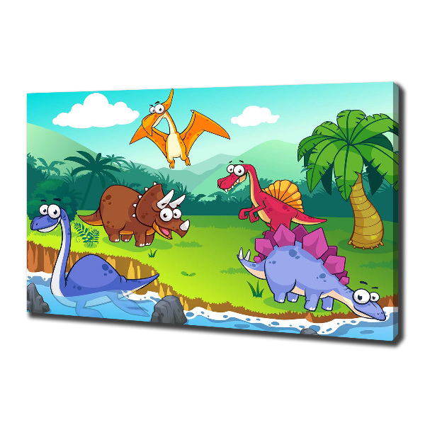 Canvas wall art Dinosaurs