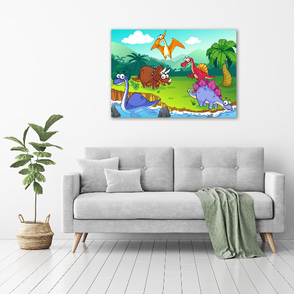 Canvas wall art Dinosaurs