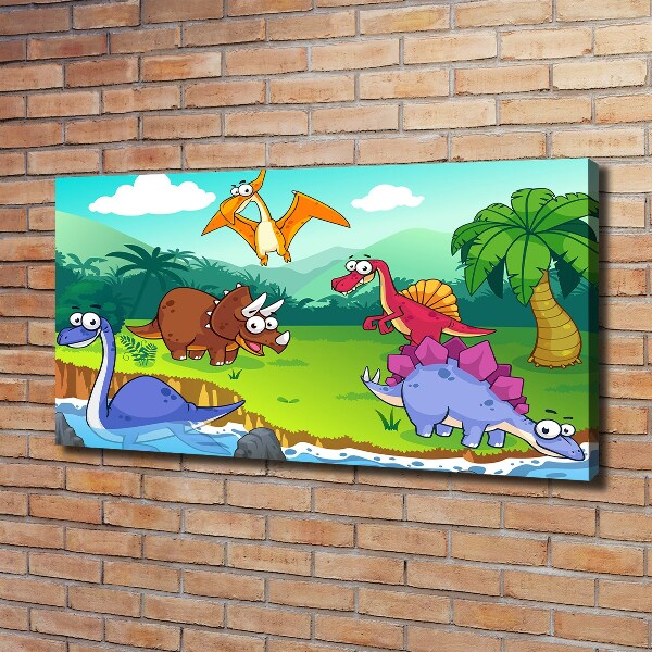 Canvas wall art Dinosaurs