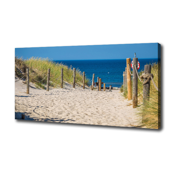 Canvas wall art Coastal dunes