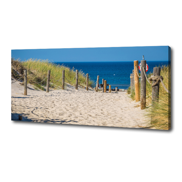 Canvas wall art Coastal dunes