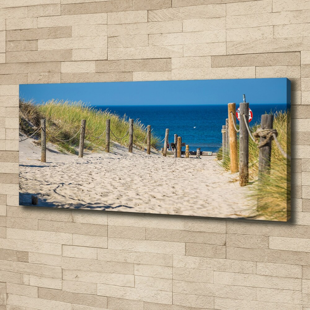 Canvas wall art Coastal dunes