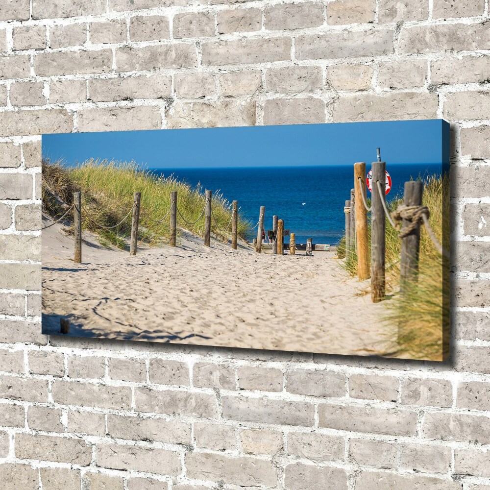 Canvas wall art Coastal dunes