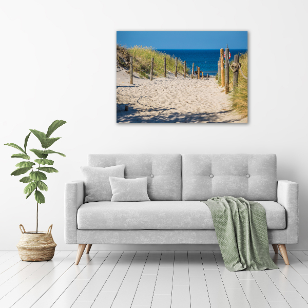 Canvas wall art Coastal dunes