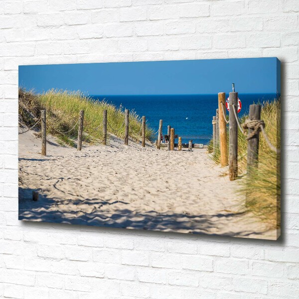 Canvas wall art Coastal dunes