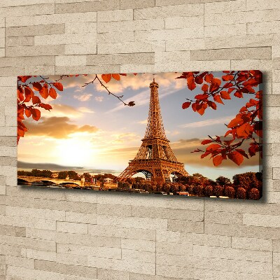 Canvas wall art Eiffel Paris tower