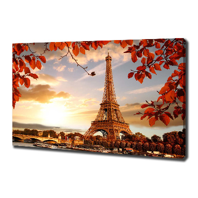 Canvas wall art Eiffel Paris tower