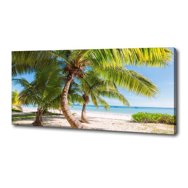 Canvas wall art Tropical beach