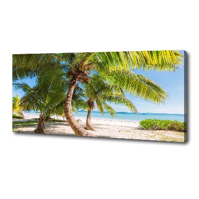 Canvas wall art Tropical beach