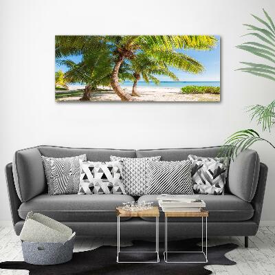 Canvas wall art Tropical beach