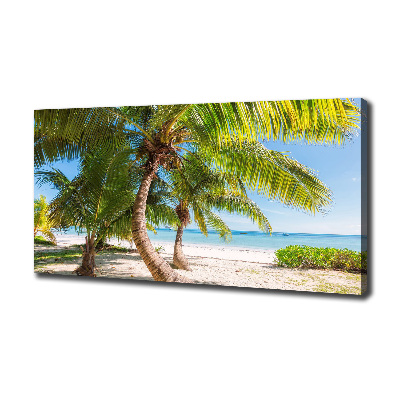 Canvas wall art Tropical beach