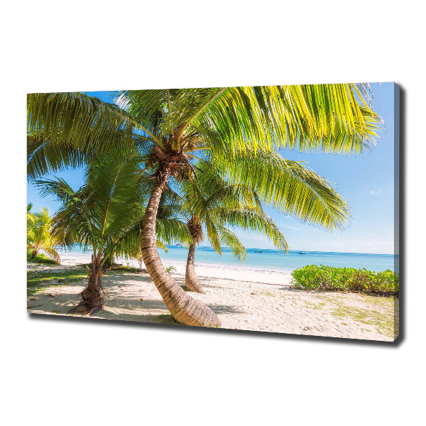 Canvas wall art Tropical beach