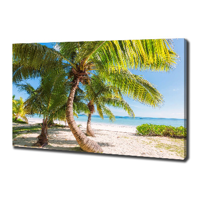 Canvas wall art Tropical beach