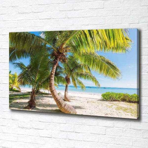 Canvas wall art Tropical beach