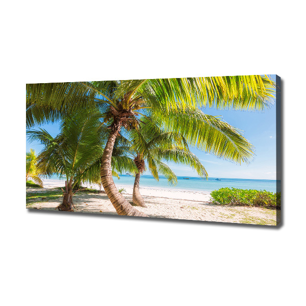 Canvas wall art Tropical beach