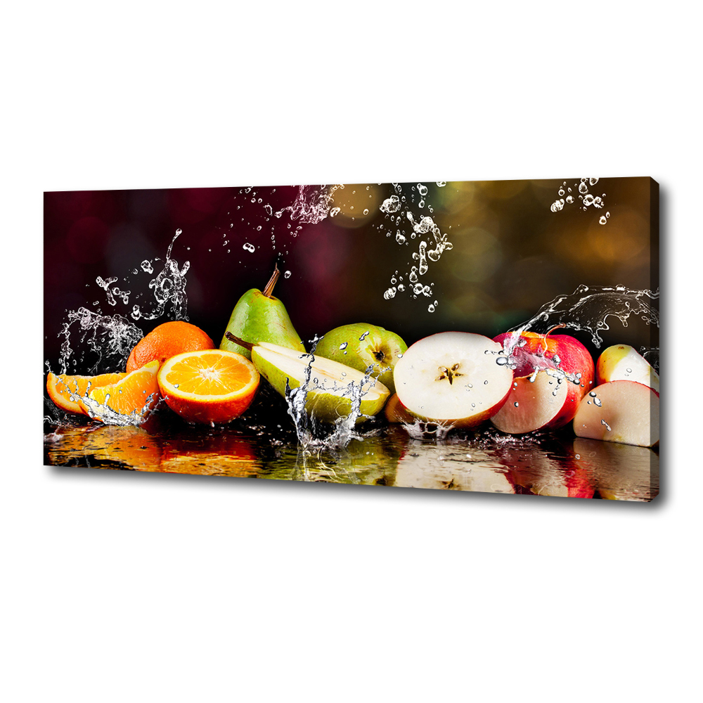 Canvas wall art Fruit and water