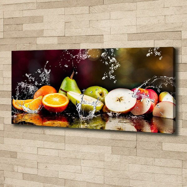 Canvas wall art Fruit and water