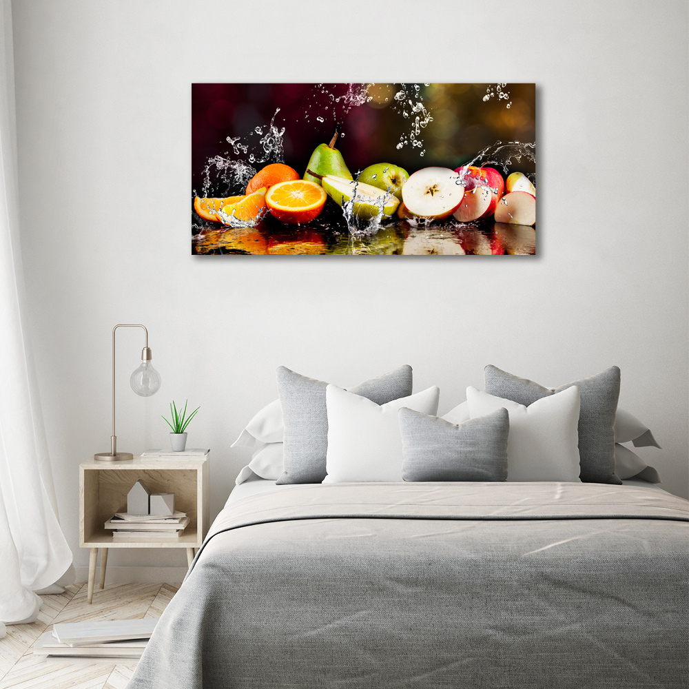 Canvas wall art Fruit and water