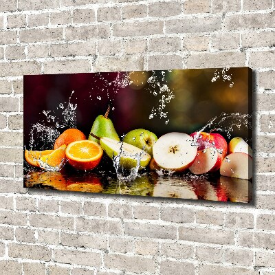 Canvas wall art Fruit and water