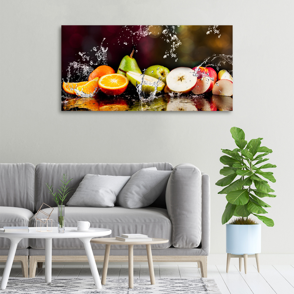 Canvas wall art Fruit and water