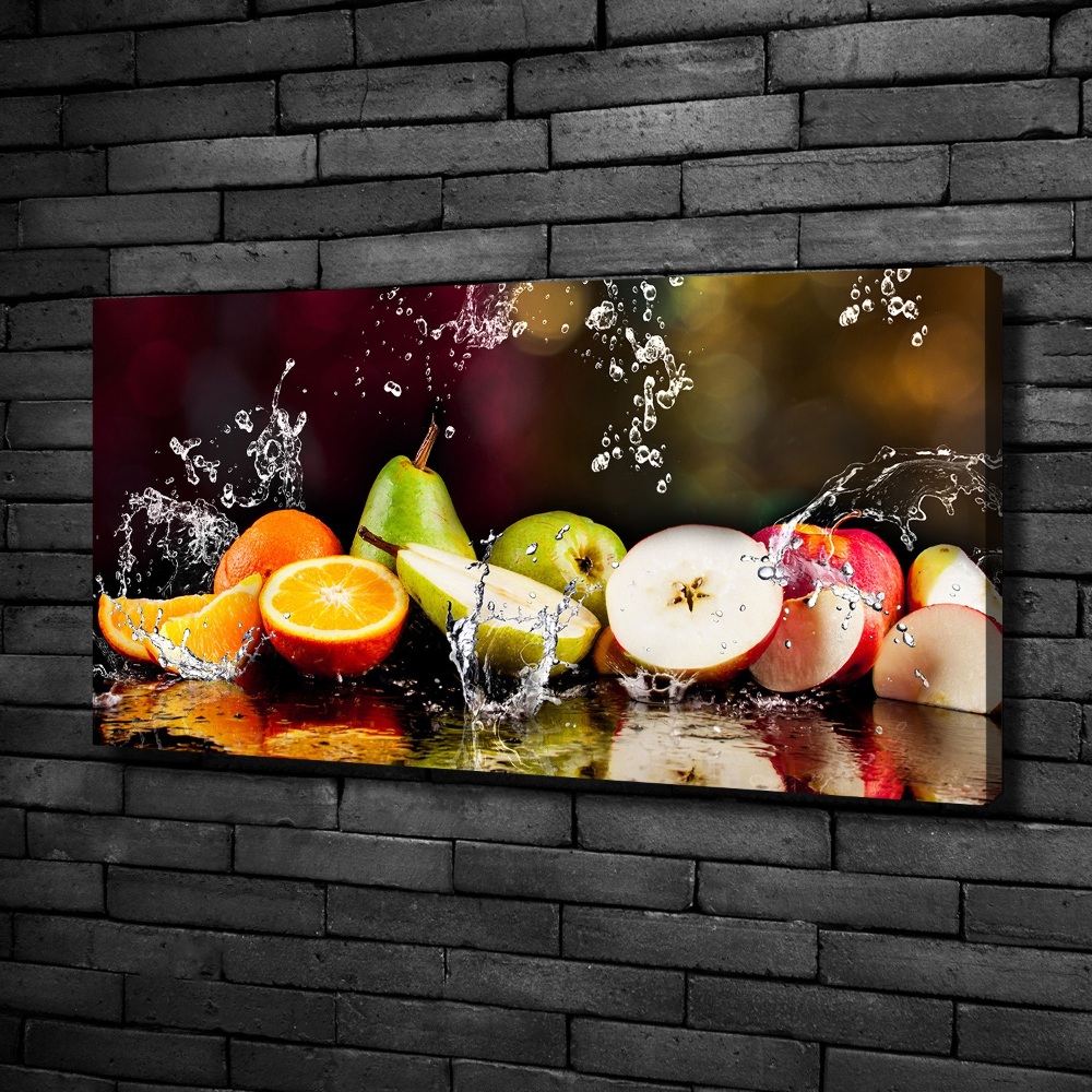 Canvas wall art Fruit and water